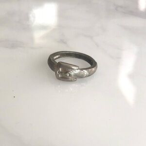 Vintage Avon 1976 Tailored Buckle Ring Size 7.75